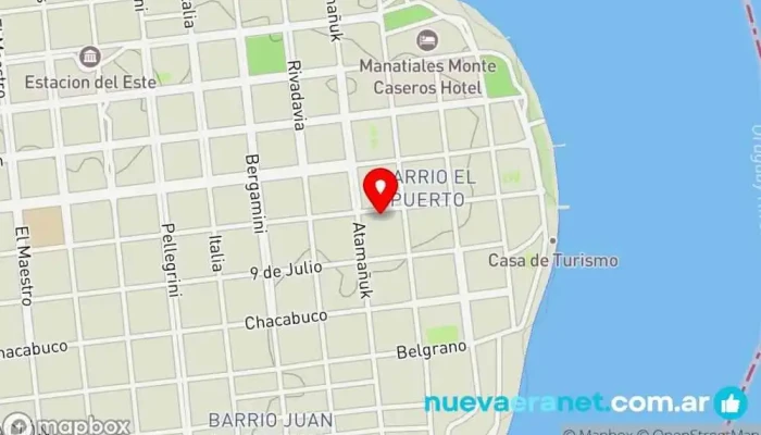 mapa de La casa de las luces Museo en Monte Caseros