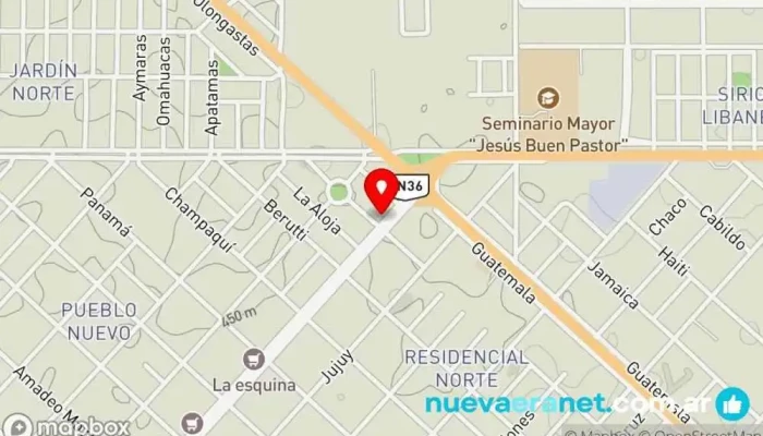 mapa de La Casa de Las Motosierras Comercio en Río Cuarto