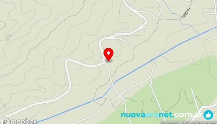 mapa de la casa de Vicky Estancia en granjas en Calingasta
