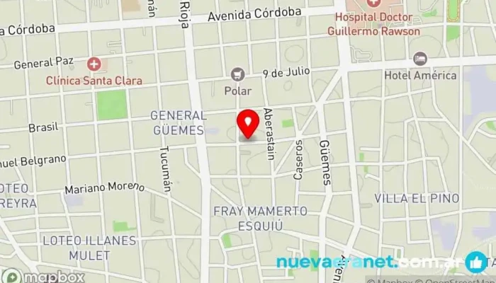 mapa de La Casa del Chacinado Tienda de jamones, Carnicería, Tienda de fiambres en AUJ