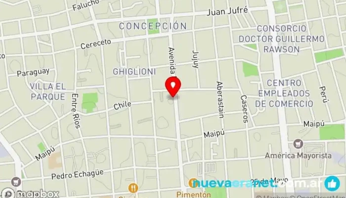 mapa de La Casa del Chapista de Hugo Morales Tienda de repuestos para automóviles en San Juan