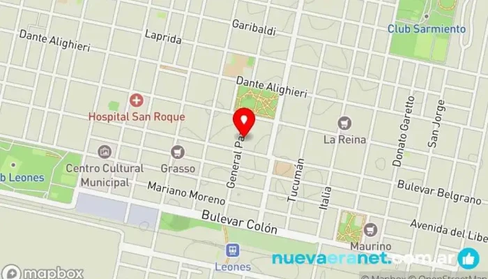 mapa de La Casa Del Deporte Tienda de ropa en Leones