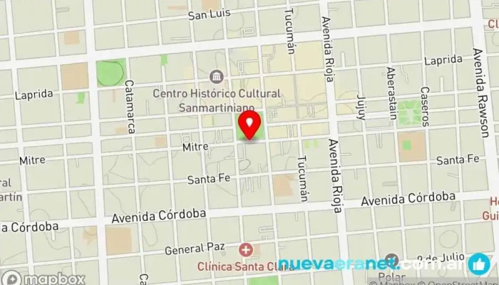 mapa de La Casa del Hincha Tienda de regalos en San Juan