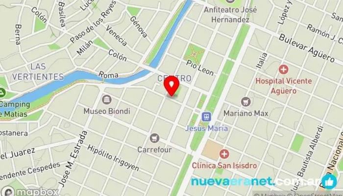 mapa de La Casa Del Hincha Tienda de ropa en Jesus María