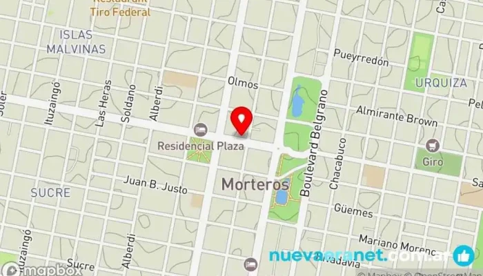 mapa de LA CASA DEL NINO Tienda de ropa en Córdoba