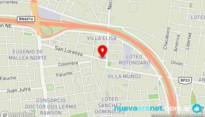 mapa de La Casa Del Novillo Carnicería en San Juan
