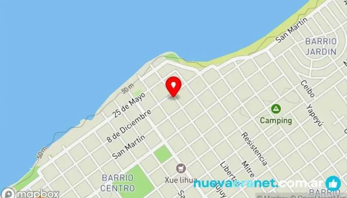 mapa de La Casa del Paso - Casa 'Los Manueles' Hacienda turística en Paso de la Patria