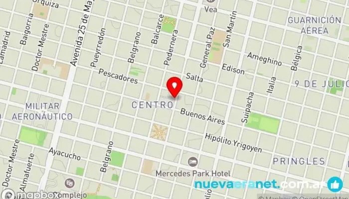 mapa de La Casa del Peinador Tienda de suministros para peluquería en Villa Mercedes