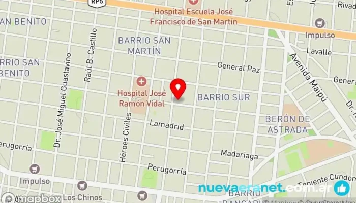 mapa de La Casa del Plomero Corrientes Ferretería en Corrientes