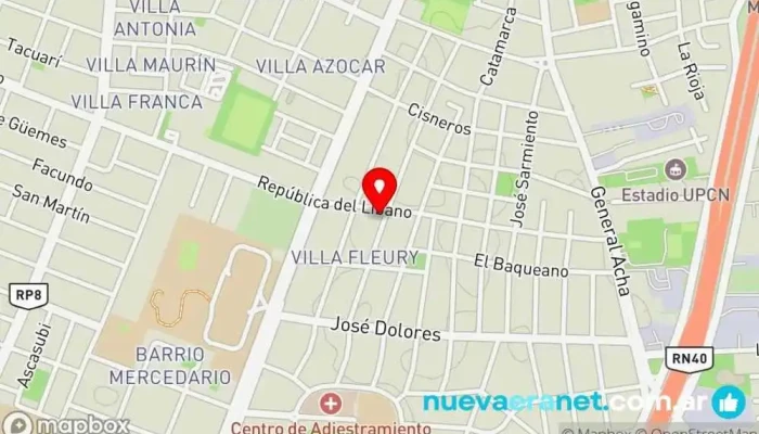 mapa de La Casa Del Queso Tienda de fiambres en Villa Krause