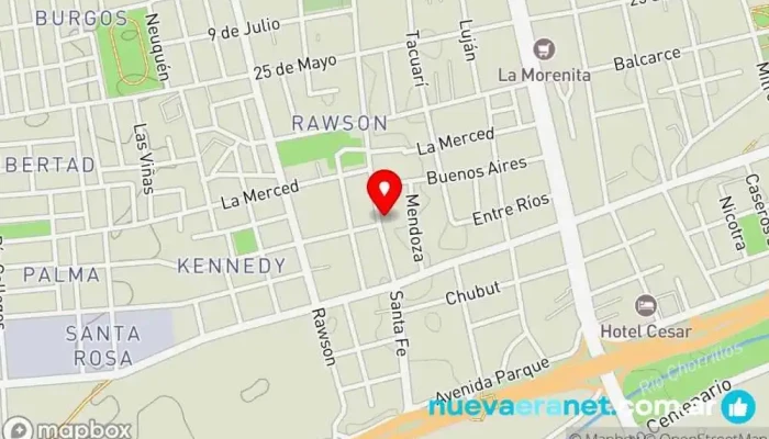 mapa de La casa del Recambio Tienda de repuestos para automóviles en San Luis