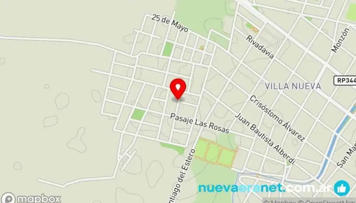 mapa de La casa del Sobrino  en Monteros