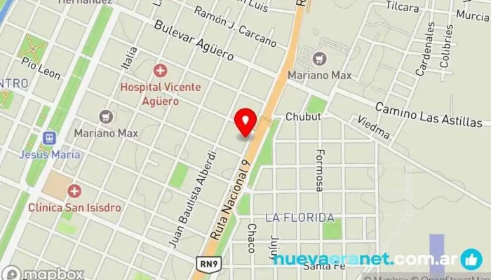 mapa de La Casa Del Tractor Concesionario de tractores en Jesus María