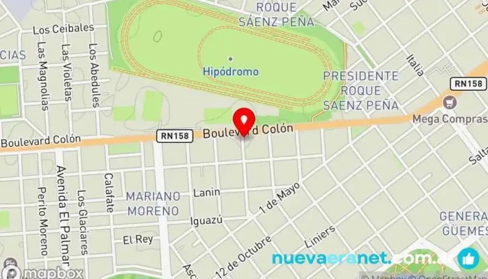 mapa de La Casa del Turf Tienda de ropa en Villa María