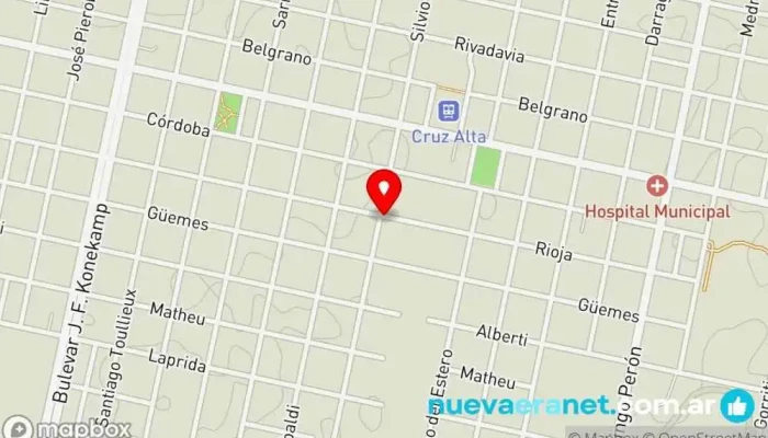 mapa de La casa del Usado Tienda de antigüedades en Cruz Alta
