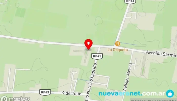 mapa de La casita de zonda  en Zonda