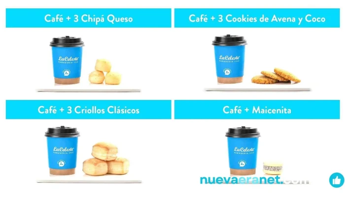 La Celeste Panaderia Sucursal Obispo Oro Menu - Córdoba