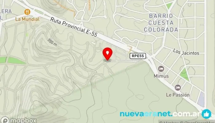 mapa de La Cuesta, Villa Residencial Urbanización en La Calera
