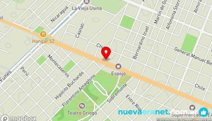 mapa de La Delicia Del Boulevard (Centro de San Rafael) Heladería, Panadería, Cafetería, Pastelería, Restaurante en San Rafael