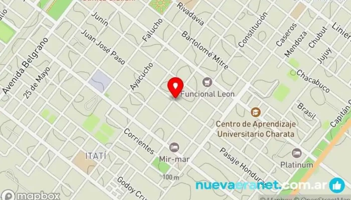 mapa de La Espiga Dorada Panadería en Charata