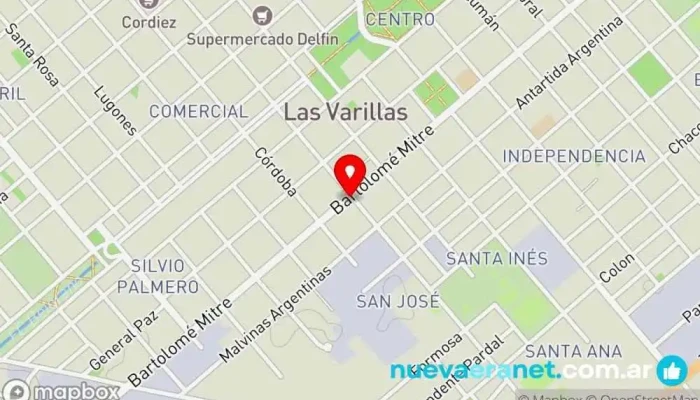 mapa de La Esquina De Tu Moto Taller de reparación de motos en Las Varillas