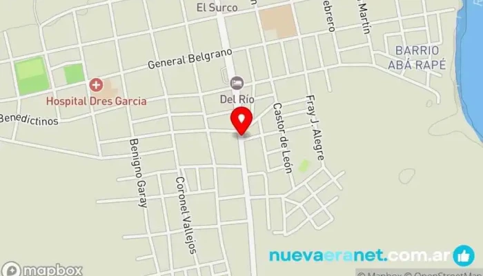mapa de La Família Panadería, Panadería mayorista en Itatí