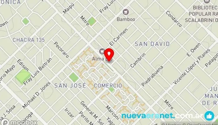 mapa de La Familiar Comercio en Trelew