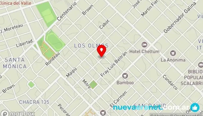 mapa de La Galesa Torta Negra Comercio en Trelew
