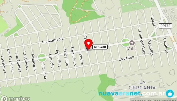 mapa de La Guapa casa de Milanesas Tienda de alimentación en Mendiolaza
