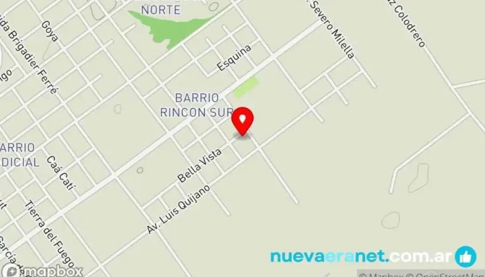 mapa de La Irene Alojamiento Paso de la Patria Casa rural, Hotel en Paso de la Patria