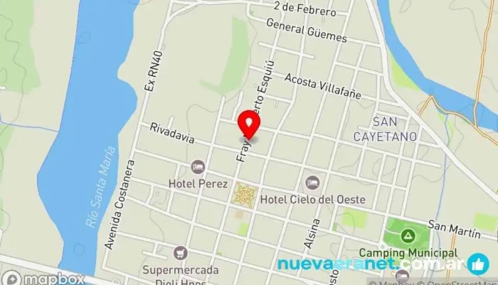 mapa de LA ISLA Productos Regionales Panadería en Santa María