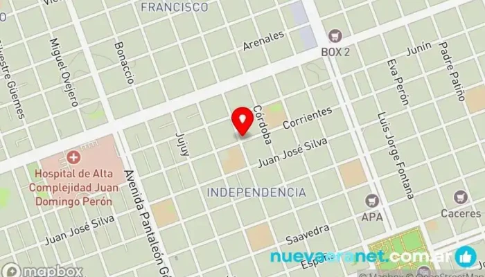 mapa de La Luna panaderia y confiteria Panadería en Formosa