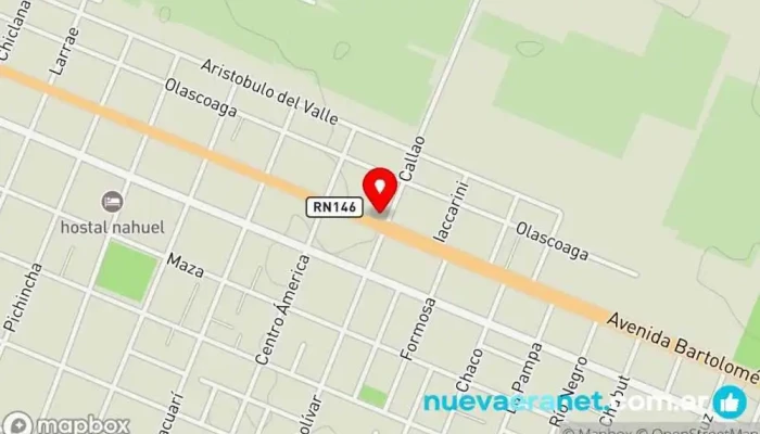 mapa de La Misionera Panadería en San Rafael