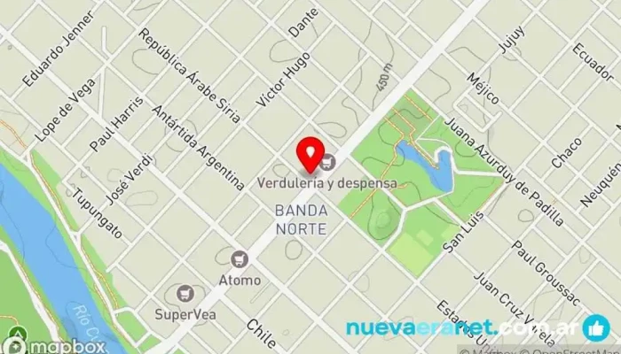 mapa de La Molinera Panadería en Río Cuarto
