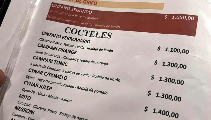 La Mundial -  Carta - La Calera