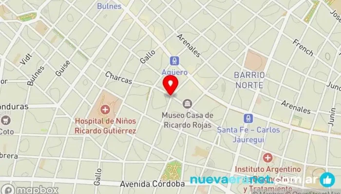 mapa de La Nueva Recoleta Panadería - Café Panadería, Cafetería, Tienda de café, Pastelería en Cdad. Autónoma de Buenos Aires