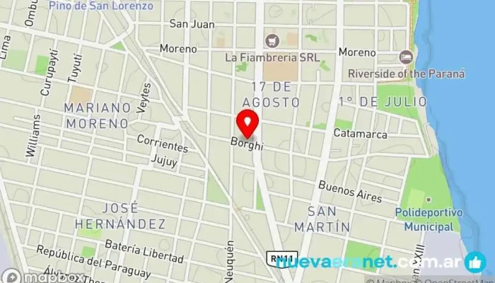mapa de La Nueva Tentacion Panificadora SRL Panadería en ATJ