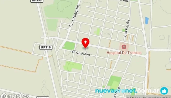 mapa de La Overita Tienda de alimentos naturales en Trancas