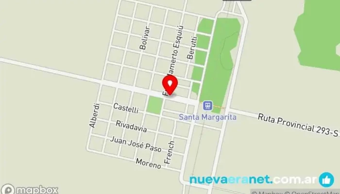 mapa de La Palmera Panadería en Santa Margarita