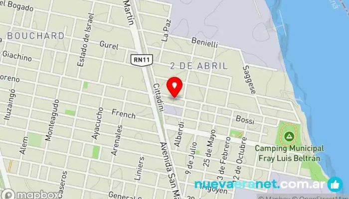 mapa de La pana Flb | 32Donas Panadería en San Lorenzo
