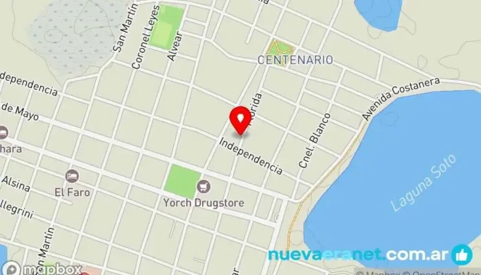 mapa de La Pastelería De Araceli Panadería en Saladas