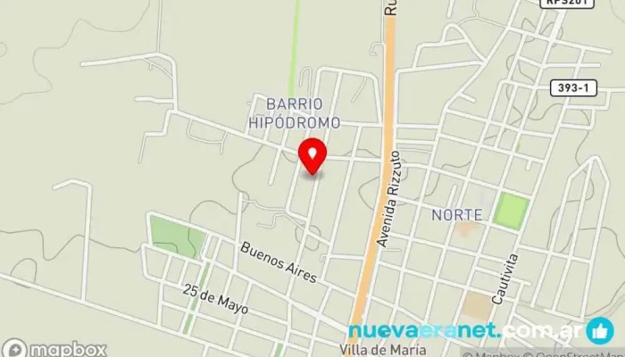 mapa de La pasteleria Panadería en Villa de María