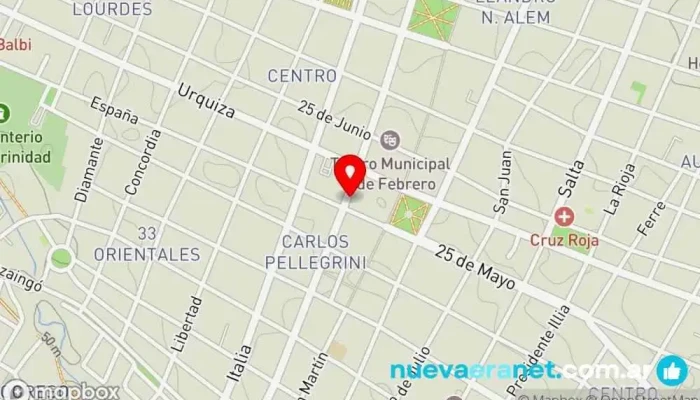 mapa de La Perla de Buenos Aires Panadería en Paraná