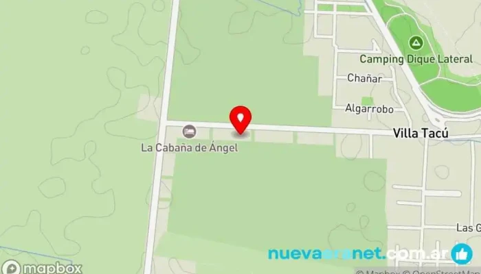 mapa de La Posada de Angel  en Villa Tacú
