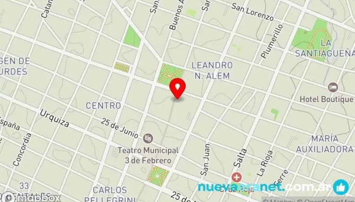 mapa de La Rambla Panaderia Panadería, Pastelería francesa en AAM