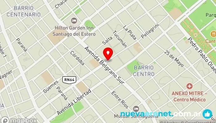 mapa de La Repostera Panadería en Santiago del Estero
