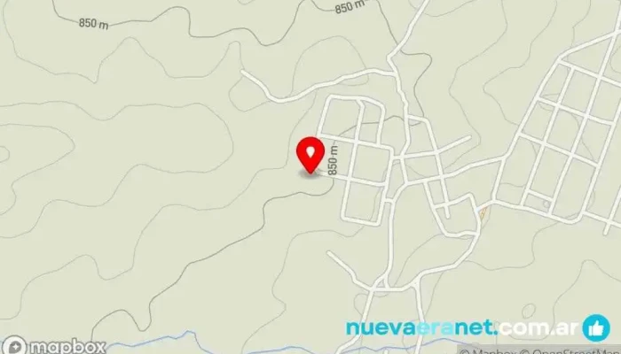 mapa de La Rosadita - Casa de Montaña Alojamiento en Achiras