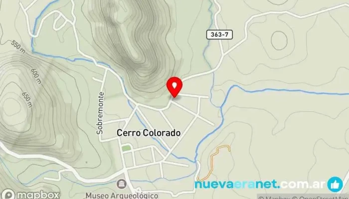 mapa de La Salamanca Casa Pozo Restaurante en Cerro Colorado