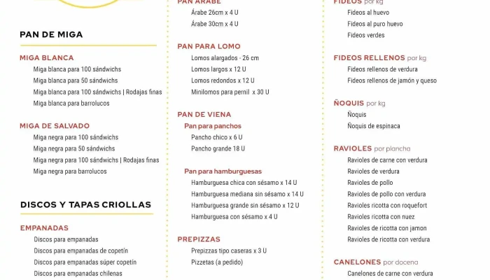 La Torinesa -  Carta - Mendoza