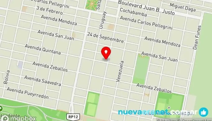 mapa de La Triguena Panadería en Marcos Juárez